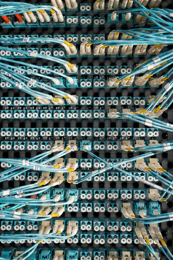 Ordentliches LWL-Patchpanel